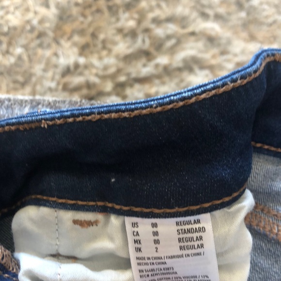 American eagle Hi rise jegging double zero - Picture 4 of 5